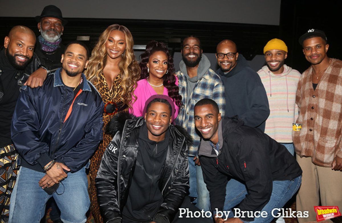 Bryan Terrell Clark, Esau Pritchett, Tristan Mack Wilds, Cynthia Bailey,  Producer Kandi Burruss, Da'Vinchi, Luke James, Garrett Turner, Forrest McClendon, Dyllón Burnside and Jeremy Pope  at 