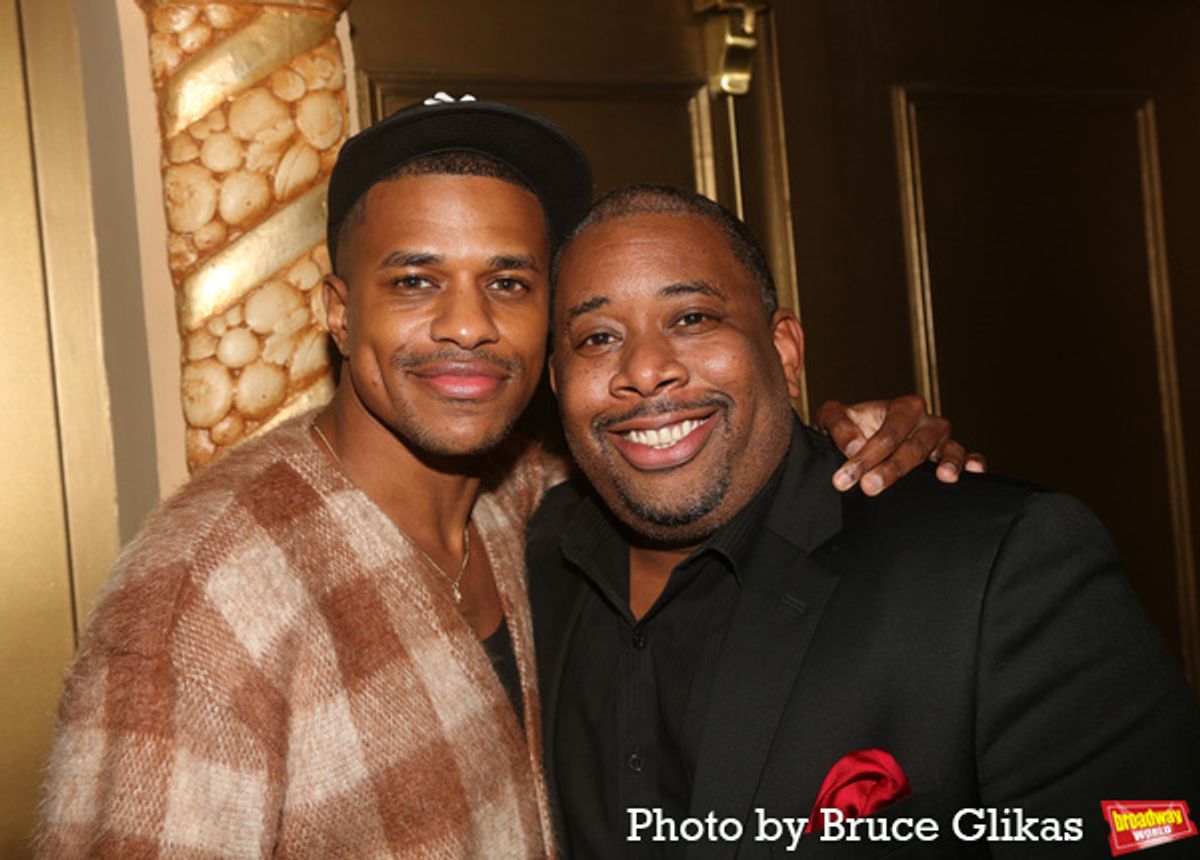 Jeremy Pope and Producer Brian Moreland  at 