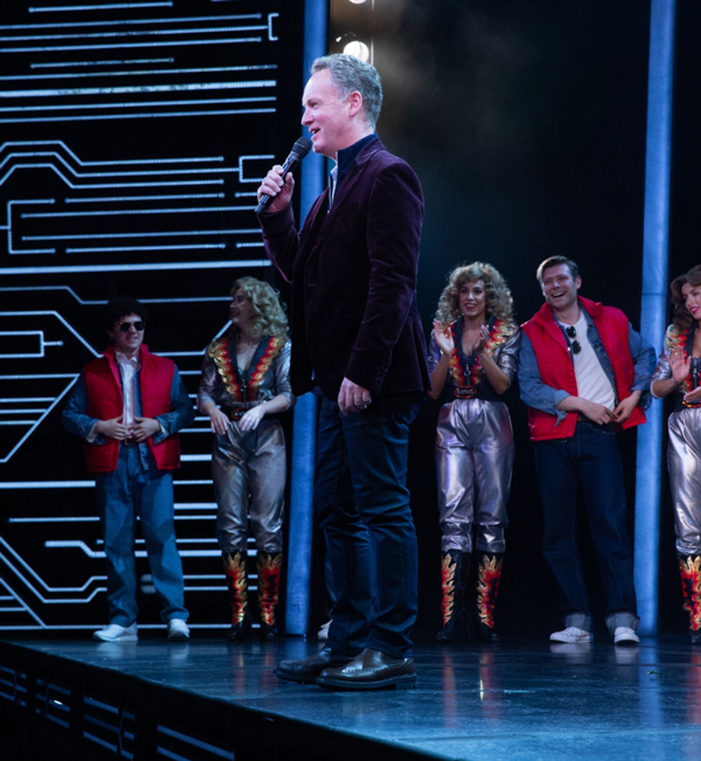 Photos: Huey Lewis Stops By BACK TO THE FUTURE The Musical  Image