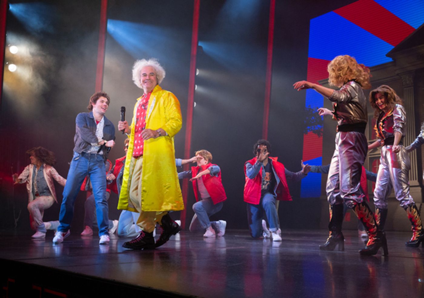Photos: Huey Lewis Stops By BACK TO THE FUTURE The Musical  Image