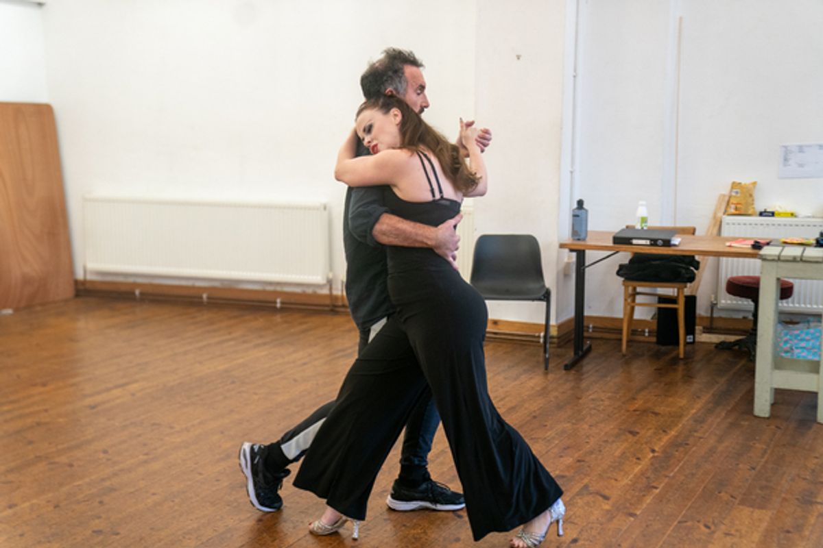 Cameron Blakely and Joanne Clifton at 