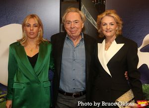 Isabella Aurora Lloyd Webber, Andrew Lloyd Webber and Madeline Lloyd Webber Photo