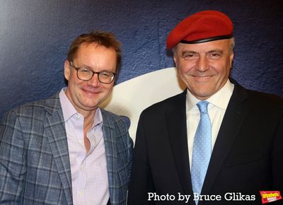 Michael Riedel and  Curtis Sliwa  Photo