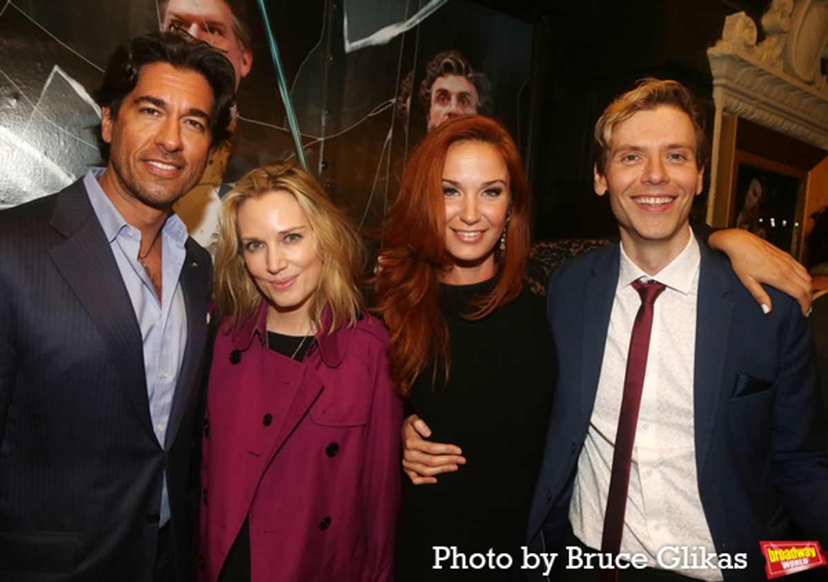 Guest, Imogen Lloyd Webber, Sierra Boggess and Stefano Da Fre at 