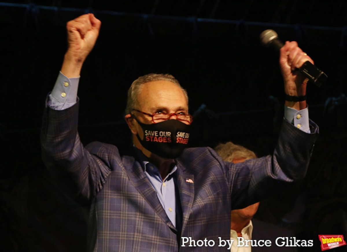 New York Senator Chuck Schumer at Photos: THE PHANTOM OF THE OPERA Celebrates Reopening Night with DJ, Andrew Lloyd Webber!