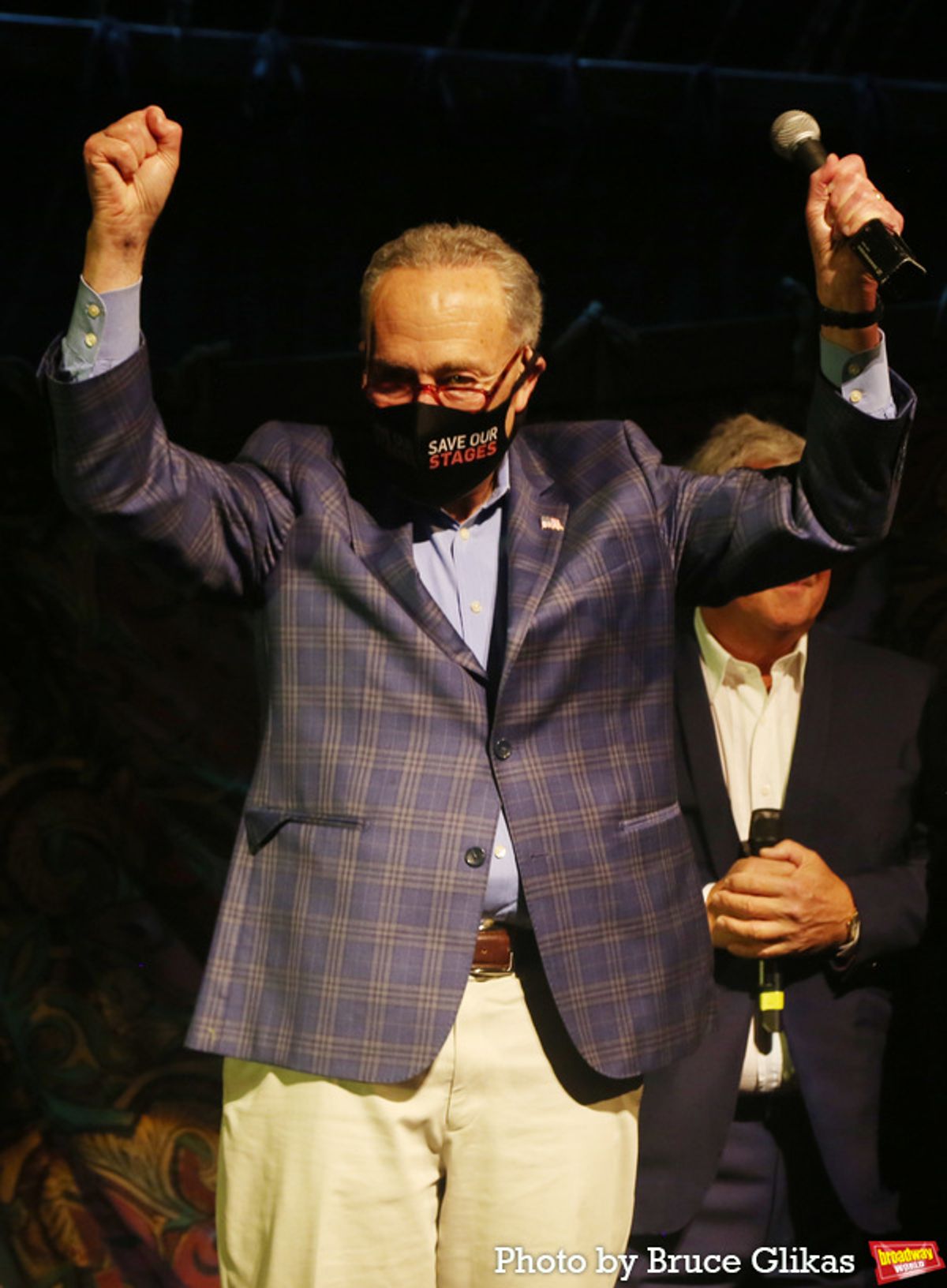 New York Senator Chuck Schumer at Photos: THE PHANTOM OF THE OPERA Celebrates Reopening Night with DJ, Andrew Lloyd Webber!