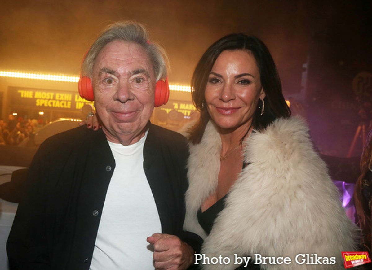 Deejay Andrew Lloyd Webber and Luann de Lesseps at 