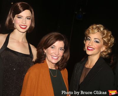 Mary Claire King, 57th Governor of New York Kathy Hochul and Ana Villafañe Photo