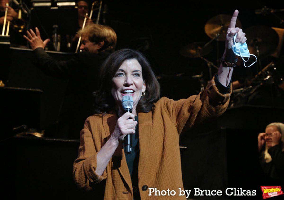 57th Governor of New York Kathy Hochul at Photos: New York Governor Kathy Hochul Visits CHICAGO on Broadway