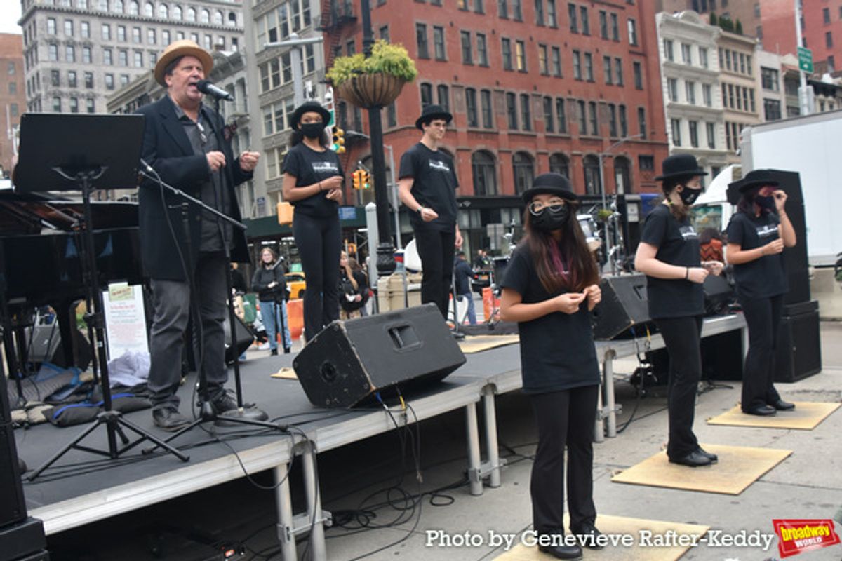 Tony Waag & the ATFD Ensemble that includes Clare Buchanan, Zeke Orlowe, Karuna Aikawa, Marty McGrath and Jeanne Marie Rigopoulos at Photos: Billy Stritch, Marilyn Maye, Klea Blackhurst & More Come Out to Celebrate Tin Pan Alley Day