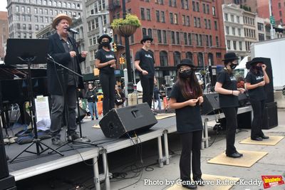 Tony Waag & the ATFD Ensemble that includes Clare Buchanan, Zeke Orlowe, Karuna Aikaw Photo