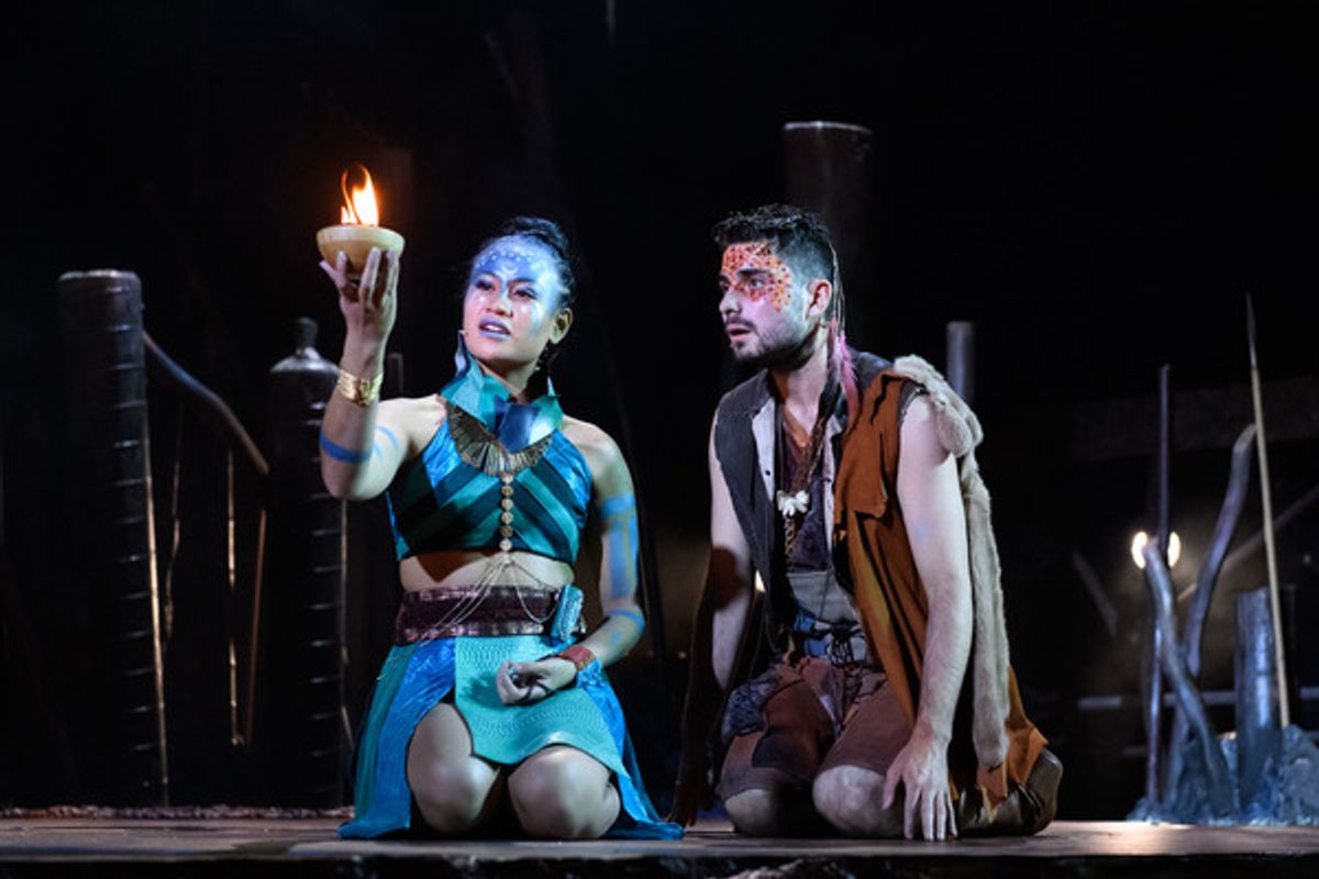 Emily Bautista and Jacob Fowler at 