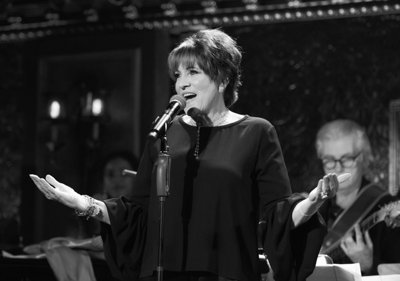 Helane Blumfield's Camera Gives The Black And White Treatment To LORNA LUFT: GRATEFUL at Feinstein's/54 Below  Image