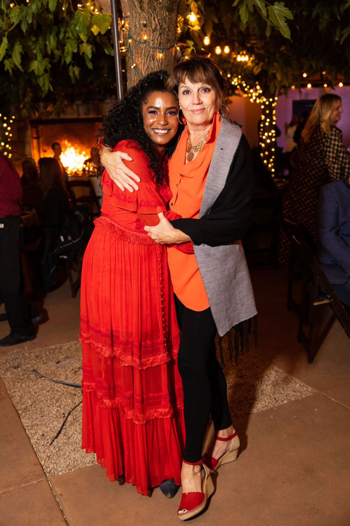 Beth Leavel & Taylor Iman Jones  at 