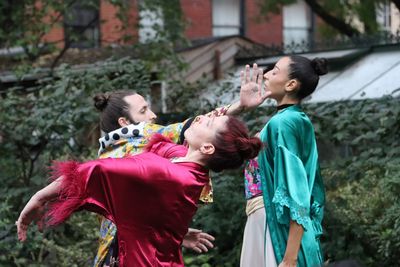 Performers, Breton Tyner-Bryan, James Jude Johnson, and Tatiana Stewart in RECLAMATIO Photo