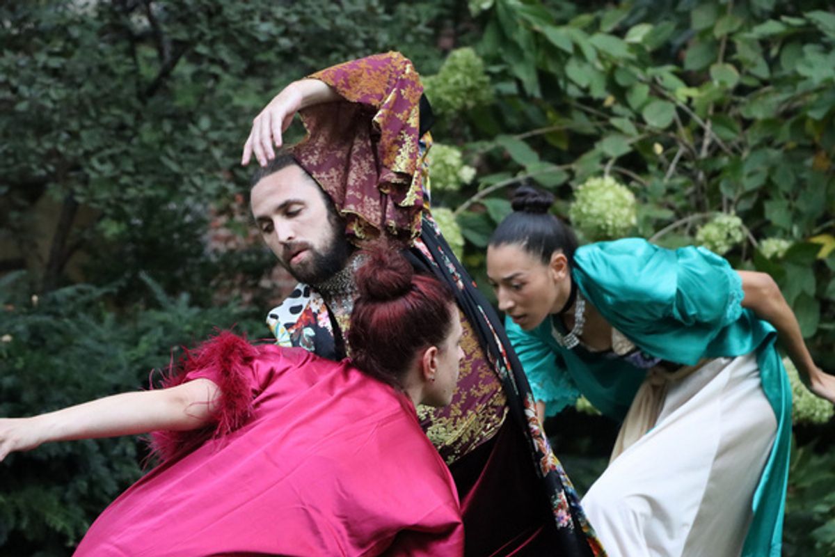 Performers, Breton Tyner-Bryan, James Jude Johnson, and Tatiana Stewart in RECLAMATION at 