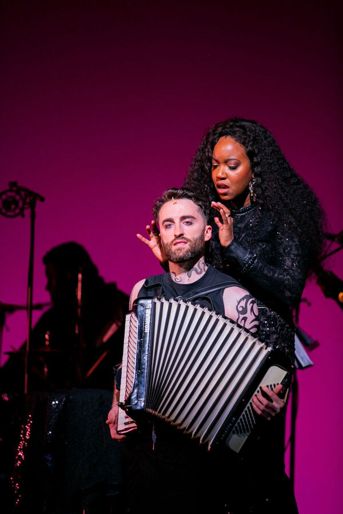 Whitney White (Woman) with Charlie Thurston (Man) in Macbeth In Stride at 