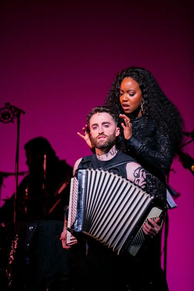Whitney White (Woman) with Charlie Thurston (Man) in Macbeth In Stride Photo
