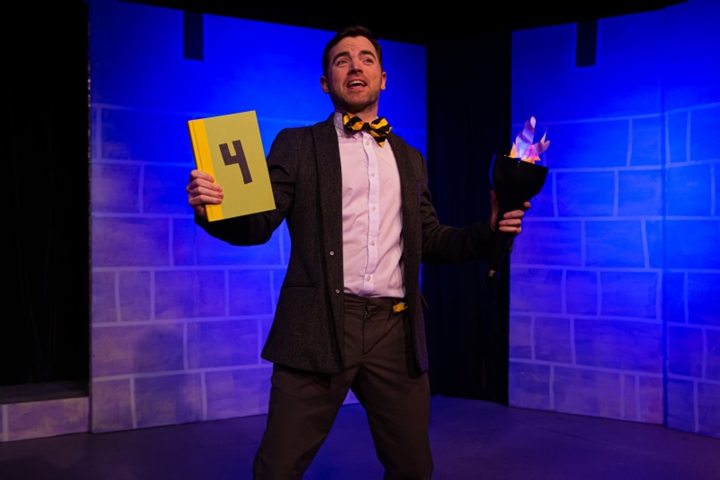 Review: PUFFS at BIRMINGHAM FESTIVAL THEATRE Conjurers Laughs, Wow, and Fun Satire About a Certain Boy Wizard  Image