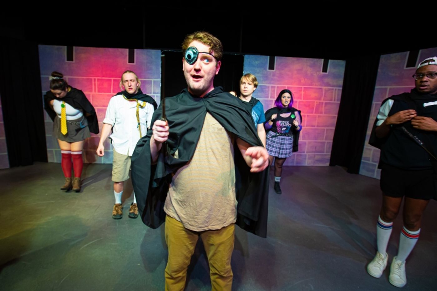 Review: PUFFS at BIRMINGHAM FESTIVAL THEATRE Conjurers Laughs, Wow, and Fun Satire About a Certain Boy Wizard  Image