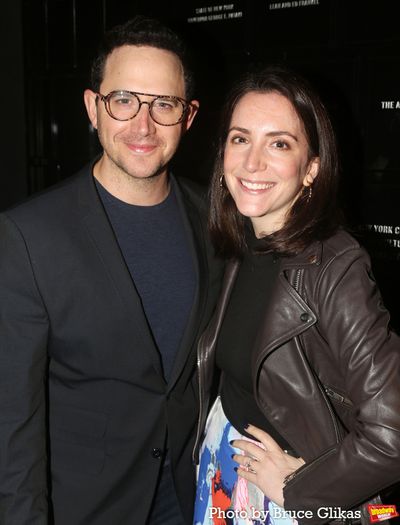 Santino Fontana and Jessica Hershberg Fontana Photo