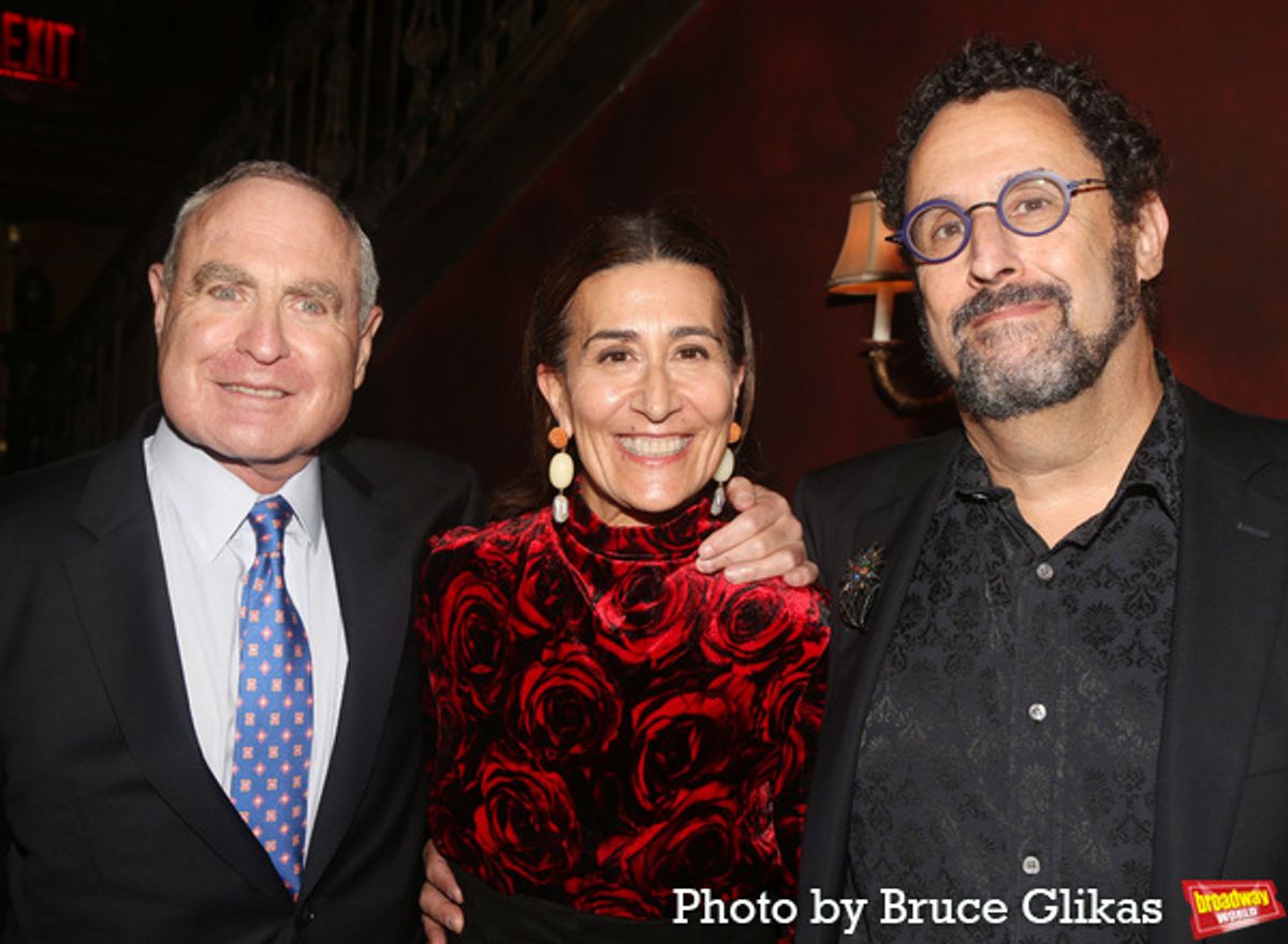 Artistic Director/CEO of Roundabout Theater Company Todd Haimes, Composer Jeanine Tesori and Lyricist/Book Writer Tony Kushner at 