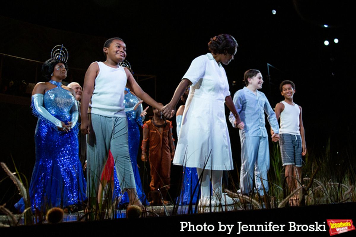 The cast of CAROLINE, OR CHANGE at Photos: CAROLINE, OR CHANGE Company Celebrates Opening Night