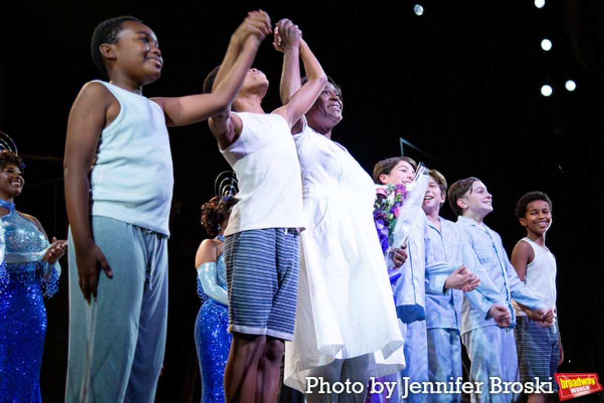 The cast of CAROLINE, OR CHANGE at Photos: CAROLINE, OR CHANGE Company Celebrates Opening Night