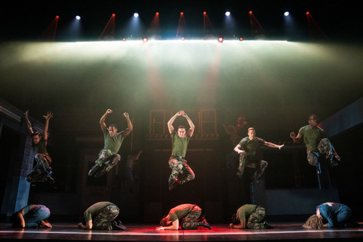 Company at Photos & Video: First Look at the National Tour of AN OFFICER AND A GENTLEMAN Opening Tonight