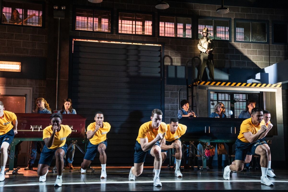 Company at Photos & Video: First Look at the National Tour of AN OFFICER AND A GENTLEMAN Opening Tonight