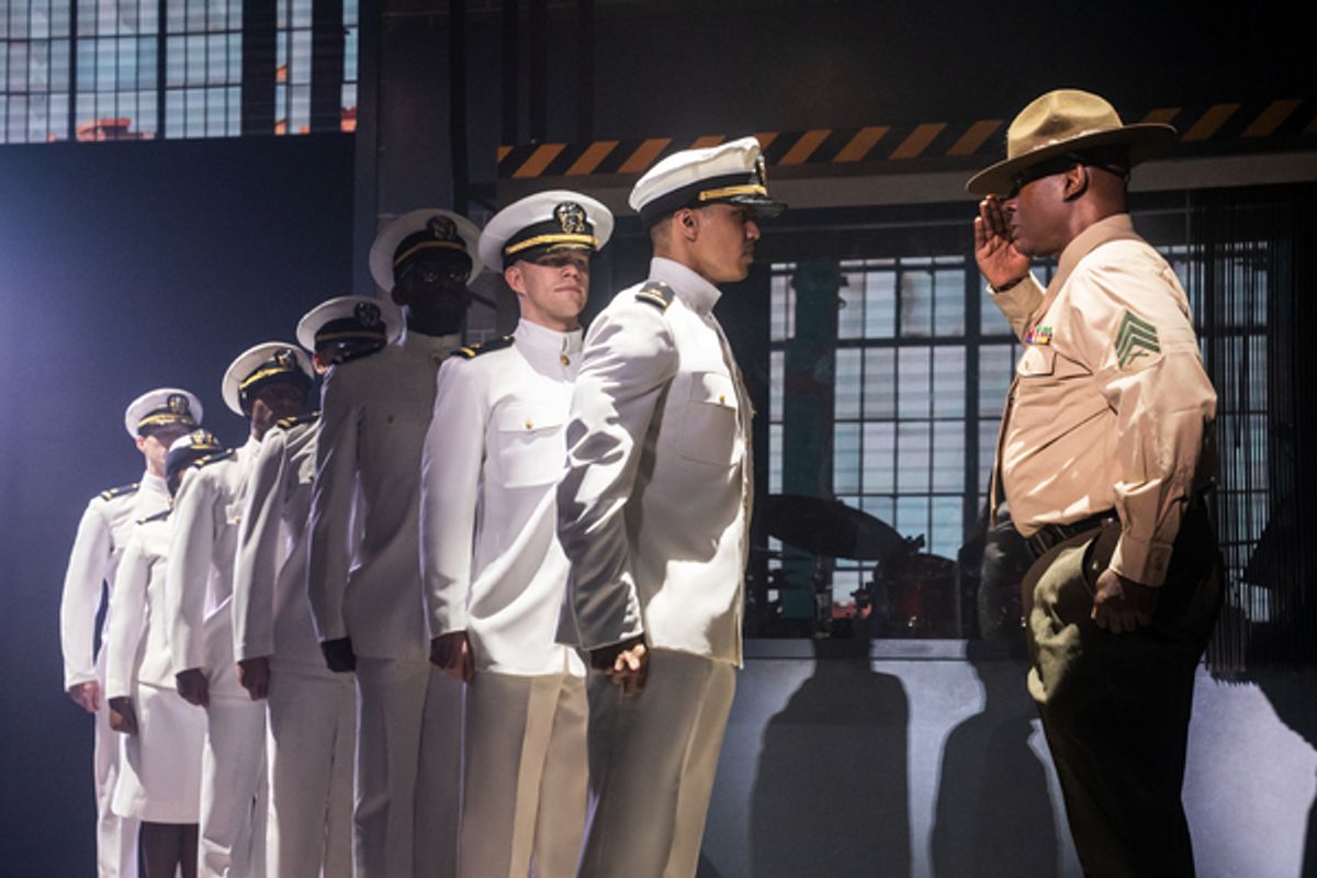 Company at Photos & Video: First Look at the National Tour of AN OFFICER AND A GENTLEMAN Opening Tonight