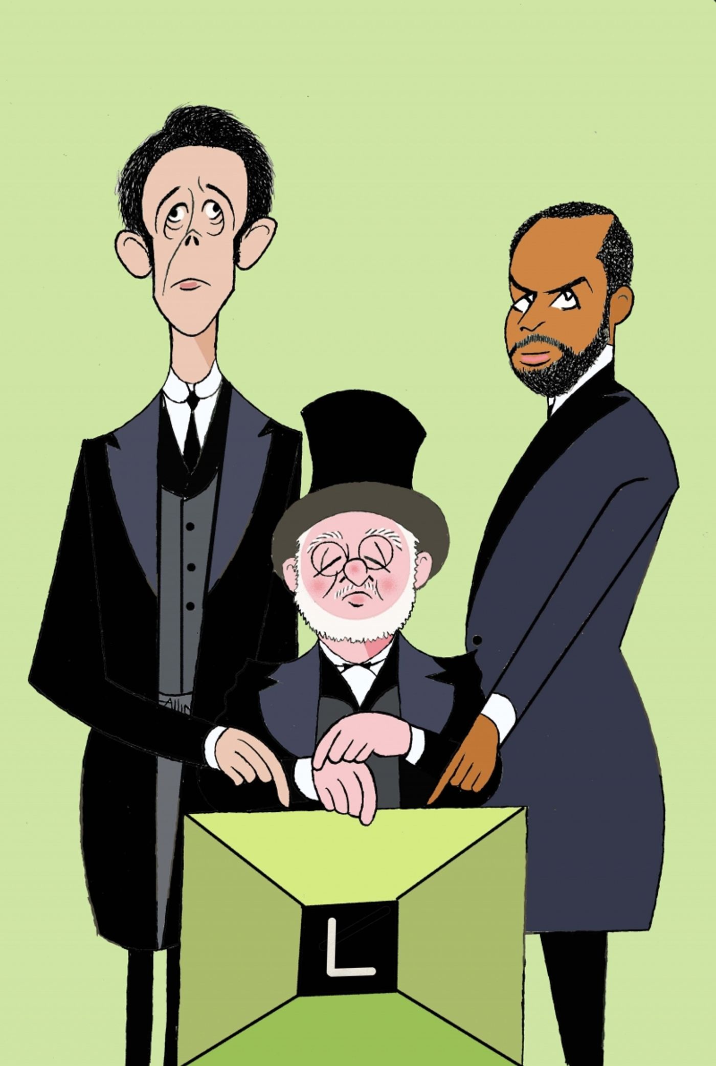 Ken Fallin Draws the Stage - THE LEHMAN TRILOGY Ken Fallin Draws the Stage - THE LEHMAN TRILOGY Image