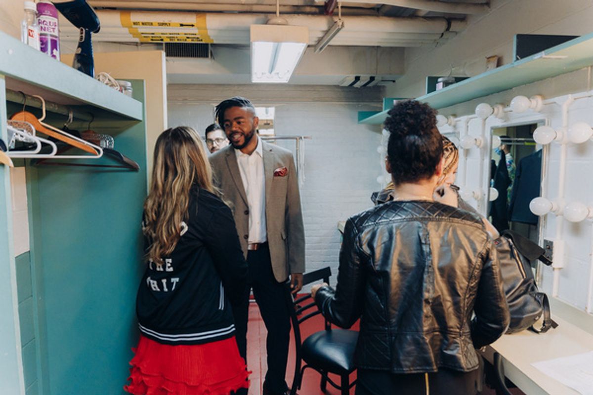 Darrel Alejandro Holnes with Tavi Juarez  at 