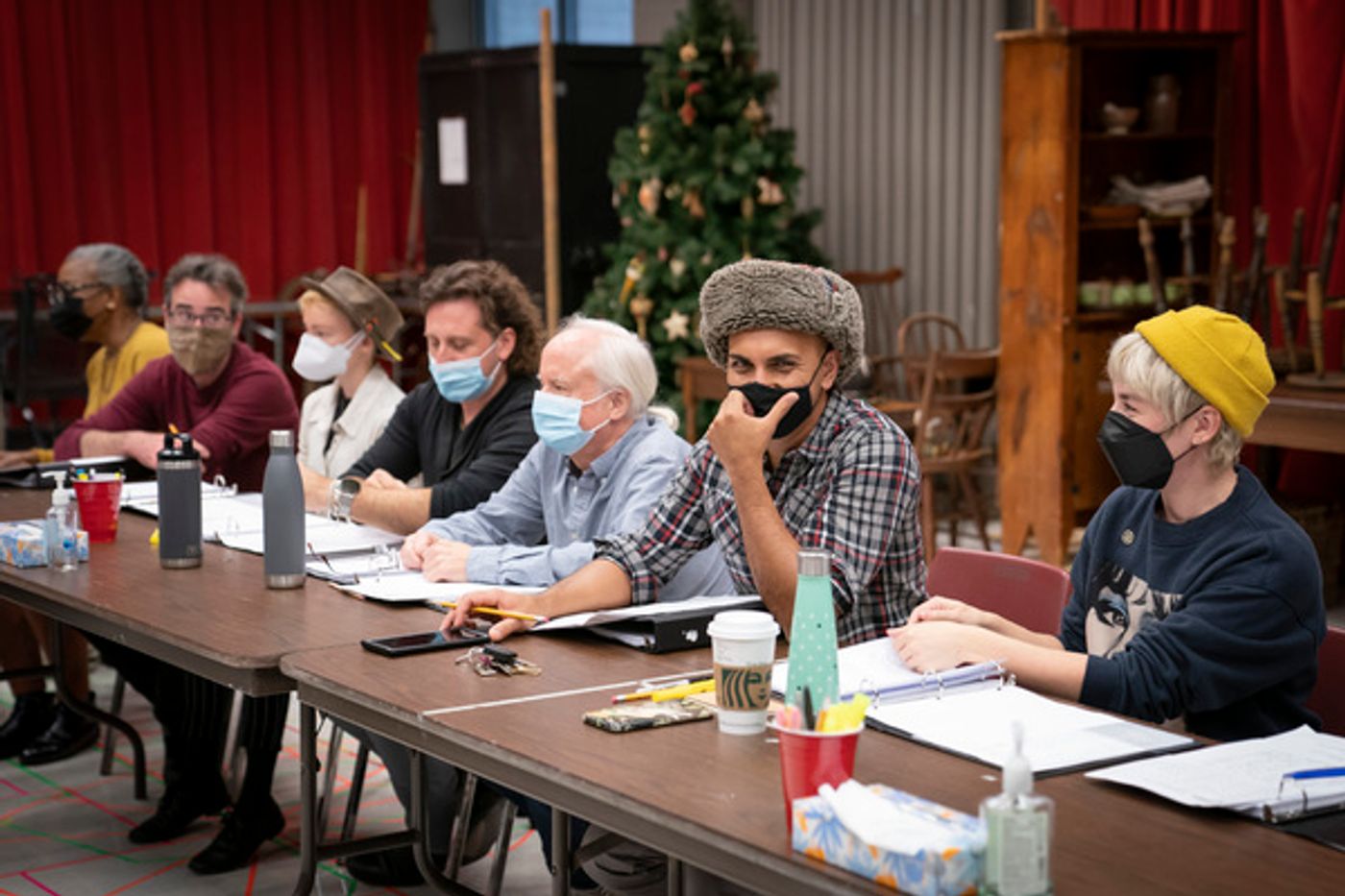 Photos: Inside Rehearsal fro A CHRISTMAS CAROL at Goodman Theatre  Image