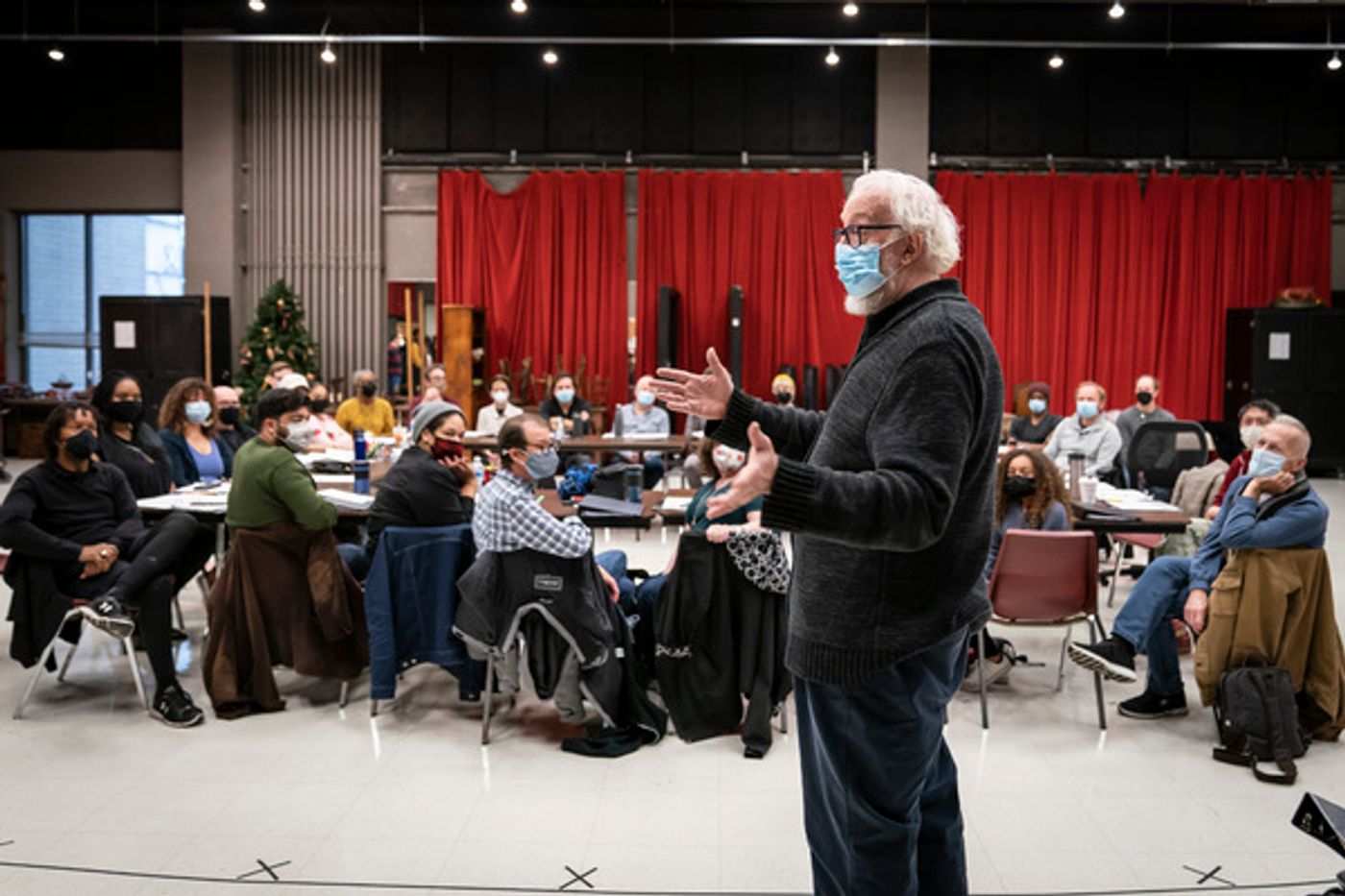 Photos: Inside Rehearsal fro A CHRISTMAS CAROL at Goodman Theatre  Image
