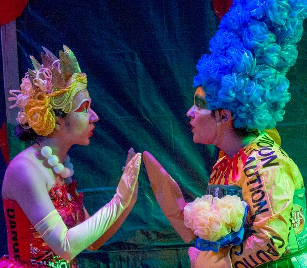 Tina Muñoz Pandya (left) and Ana Silva in Theater Wit’s Mr. Burns, a post-electric Photo