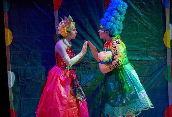 Tina Muñoz Pandya (left) and Ana Silva in Theater Wit’s Mr. Burns, a post-electric Photo