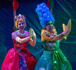 Tina Muñoz Pandya (left) and Ana Silva in Theater Wit’s Mr. Burns, a post-electric play. Press opening, Wednesday, September 8 at 7 p.m., kicks off an open run. Theater Wit is located at 1229 N. Belmont Ave., in Chicago’s Lakeview neighborhood. For tickets, visit TheaterWit.org or call (773) 975-8150. Photo credit: Charles Osgood
Please credit Charles Osgood Photography @ BroadwayWorld Tina Muñoz Pandya (left) and Ana Silva in Theater Wit’s Mr. Burns, a post-electric Photo