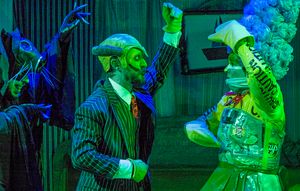 (from left) Daniel Desmarais, Andrew Jessop and Ana Silva in Theater Wit’s Mr. Burns, a post-electric play. Press opening, Wednesday, September 8 at 7 p.m., kicks off an open run. Theater Wit is located at 1229 N. Belmont Ave., in Chicago’s Lakeview neighborhood. For tickets, visit TheaterWit.org or call (773) 975-8150. Photo credit: Charles Osgood
Please credit Charles Osgood Photography @ BroadwayWorld (from left) Daniel Desmarais, Andrew Jessop and Ana Silva in Theater Wit’s Mr. Burn Photo