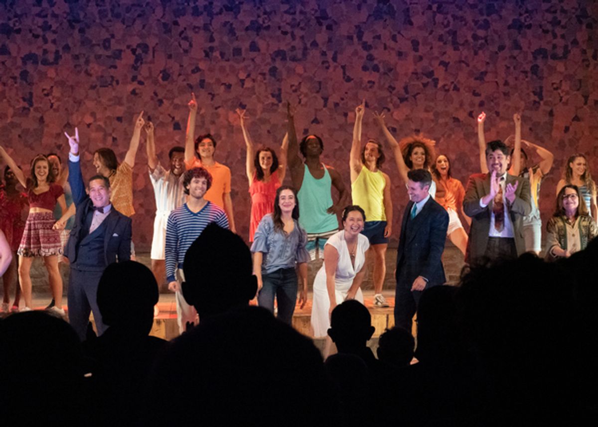 OLYMPUS DIGITAL CAMERA at Photos: Curtain Call Of MAMMA MIA! At La Mirada Theatre