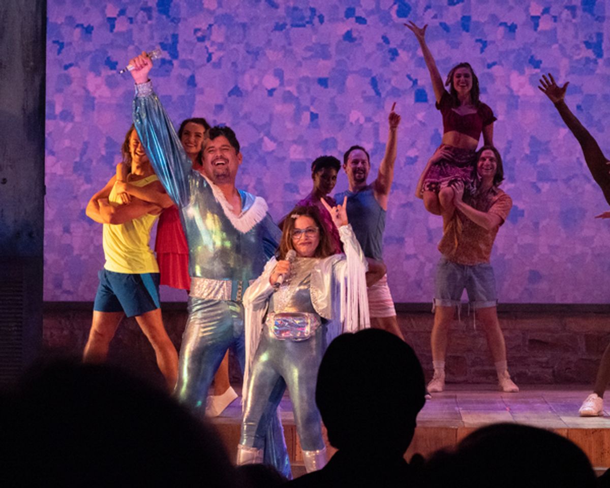 OLYMPUS DIGITAL CAMERA at Photos: Curtain Call Of MAMMA MIA! At La Mirada Theatre
