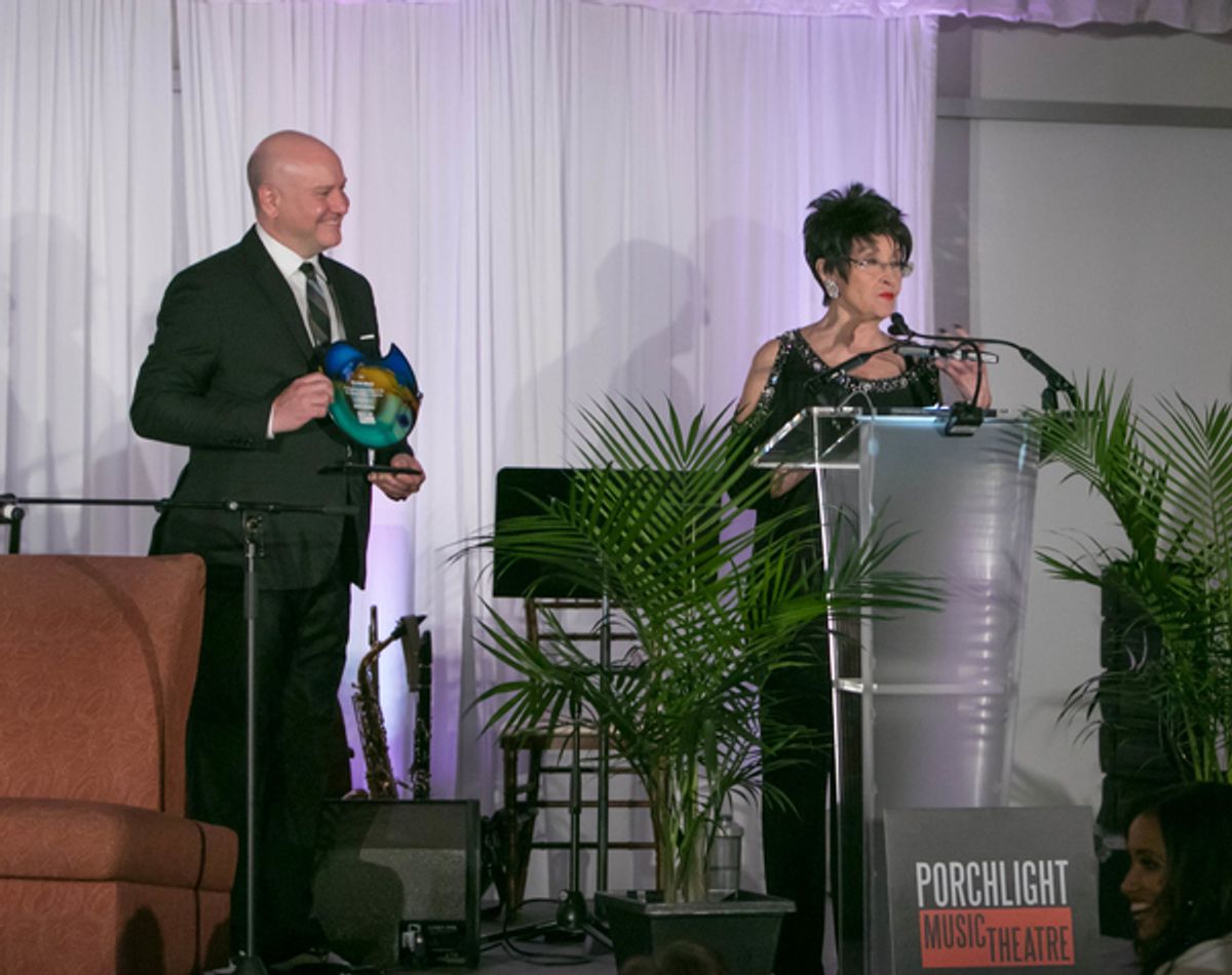 Michael Weber and Chita Rivera at 