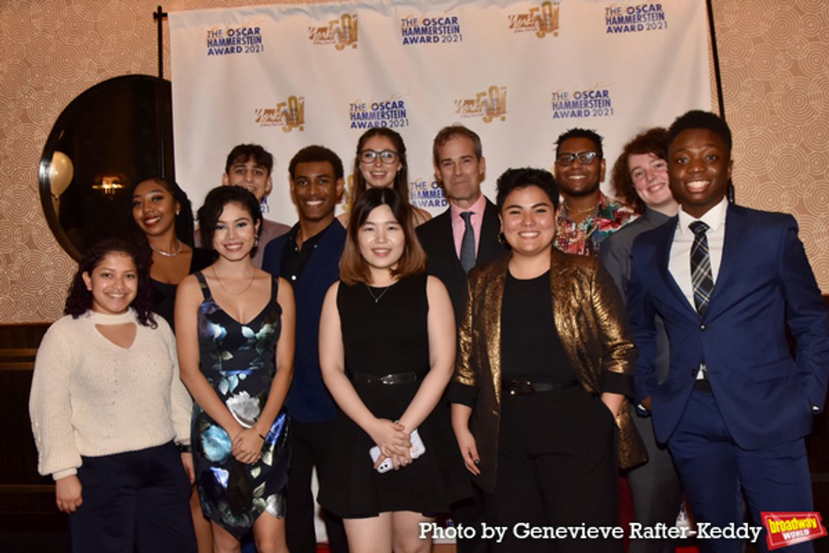 James Ludwig with The York Theatre Theatre Training Program (MTTP) Students Alumna that includes- Charlie Beck, Molly Fitzsimmons, Ifedayo (Thomas) Gatling, Adeleke Goring, Max Lev Grozalsky-Wornick, Ariana Jackman, Isabella Leonardo, Briana Powell-Cooper, Flor Rosales-Euceda, Kass Sanchez, Preston Simon and Zoey Zo at 