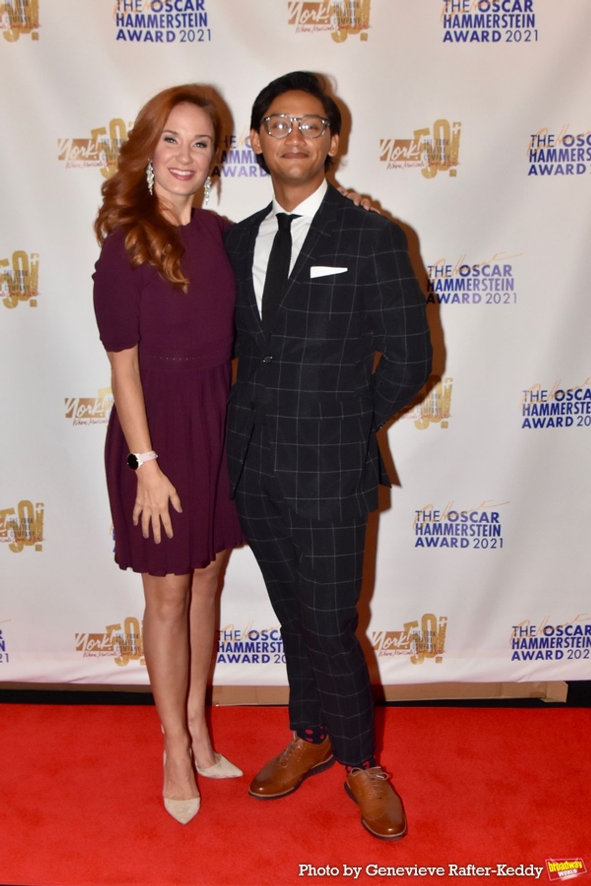 Sierra Boggess and Josh Dela Cruz at 
