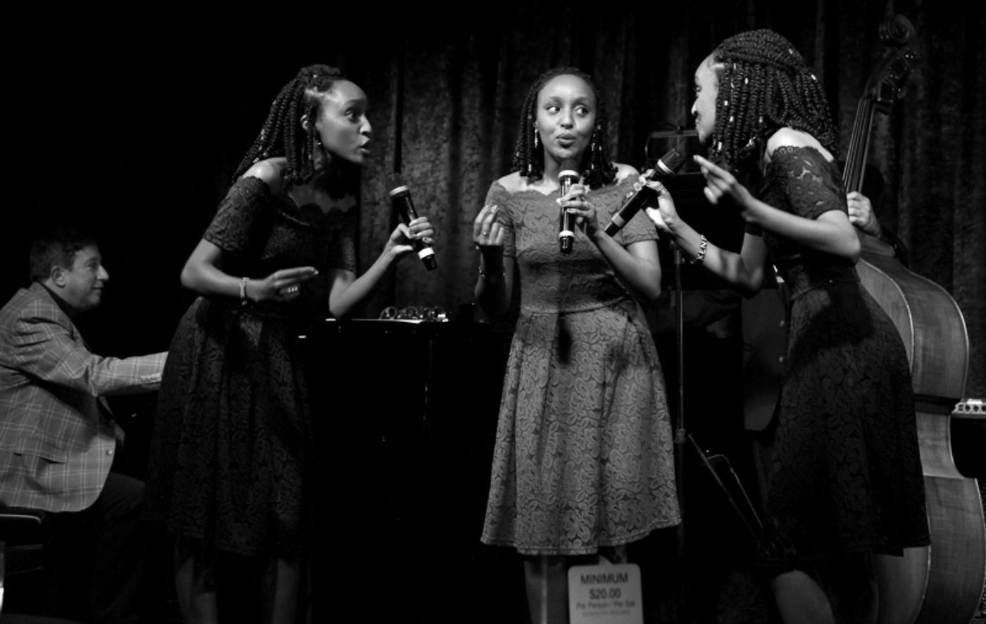 Review: Mary, Maggy and Marta Are Better named Veni, Vidi, and Vici after THE MOIPEI TRIPLETS EMBRACE NEW YORK Plays Birdland Theater Review: Mary, Maggy and Marta Are Better named Veni, Vidi, and Vici after THE MOIPEI TRIPLETS EMBRACE NEW YORK Plays Birdland Theater Image