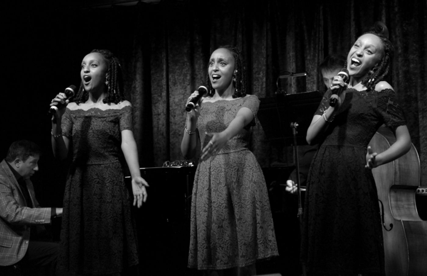 Review: Mary, Maggy and Marta Are Better named Veni, Vidi, and Vici after THE MOIPEI TRIPLETS EMBRACE NEW YORK Plays Birdland Theater Review: Mary, Maggy and Marta Are Better named Veni, Vidi, and Vici after THE MOIPEI TRIPLETS EMBRACE NEW YORK Plays Birdland Theater Image