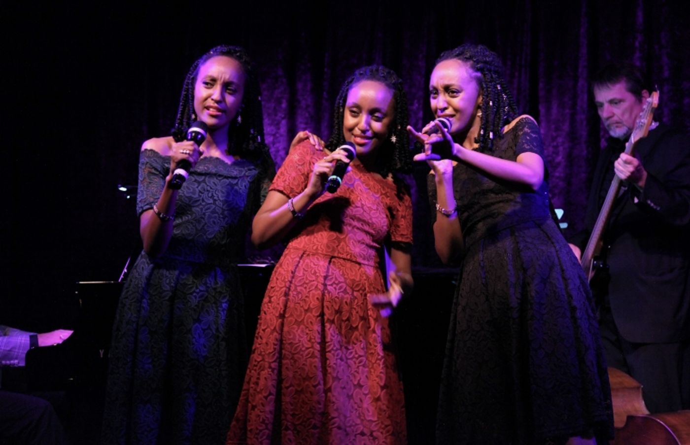 Review: Mary, Maggy and Marta Are Better named Veni, Vidi, and Vici after THE MOIPEI TRIPLETS EMBRACE NEW YORK Plays Birdland Theater Review: Mary, Maggy and Marta Are Better named Veni, Vidi, and Vici after THE MOIPEI TRIPLETS EMBRACE NEW YORK Plays Birdland Theater Image