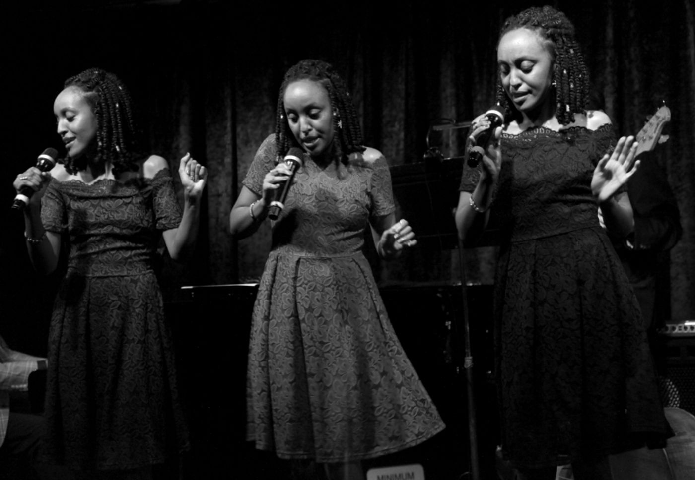 Review: Mary, Maggy and Marta Are Better named Veni, Vidi, and Vici after THE MOIPEI TRIPLETS EMBRACE NEW YORK Plays Birdland Theater  Image