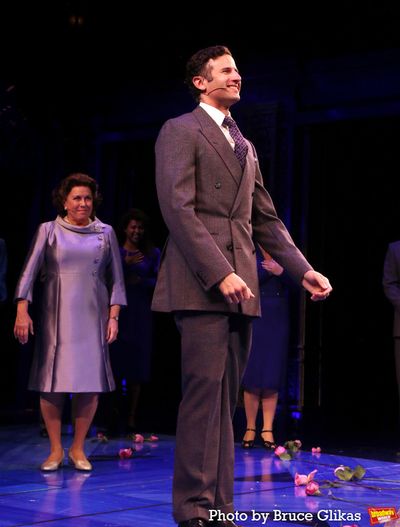 Judy Kaye as "Queen Elizabeth II" and Roe Hartrampf as "Prince Charles"  Photo