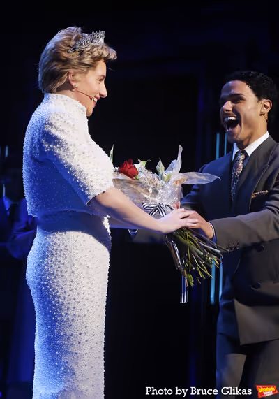 Jeanna de Waal as "Princess Diana" and Chris Medlin  Photo